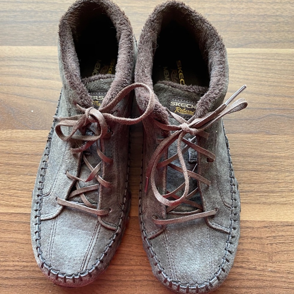Skechers Lace-Up Boots Sz 7.5